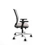 PIQUERAS Y CRESPO Silla de oficina Haches Blanca con mecanismo Sincro/Traslack