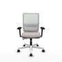 PIQUERAS Y CRESPO Silla de oficina Haches Blanca con mecanismo Sincro/Traslack