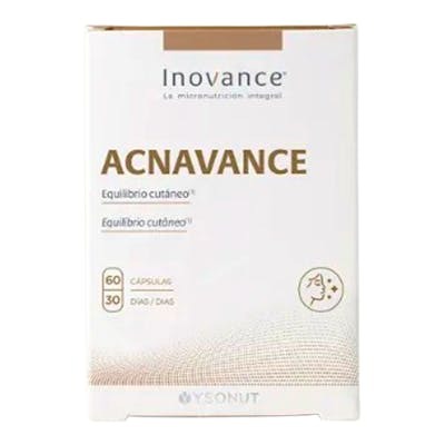 INOVANCE Acnavance 60 Cápsulas, Suplemento para Piel con Acné, Zinc, Selenio, Vitamina B5 INOVANCE Acnavance 60 Cápsulas, Suplemento para Piel con Acné, Zinc, Selenio, Vitamina B5