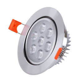 Foco Downlight LED Circular 7W 700Lm 6000K Blanco Frío