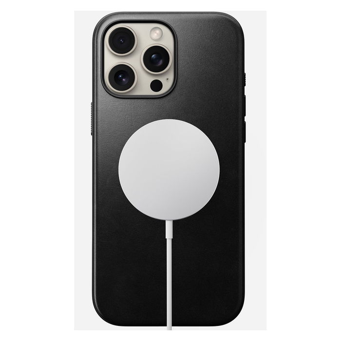 Nomad Funda Modern Leather para iPhone 16 Pro Max Negro - Horween