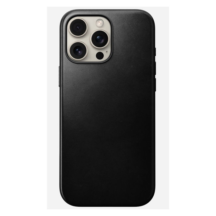 Nomad Funda Modern Leather para iPhone 16 Pro Max Negro - Horween