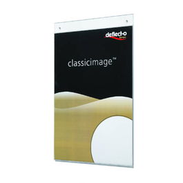 Deflecto Expositor de Pared Formato A4 Vertical 47001