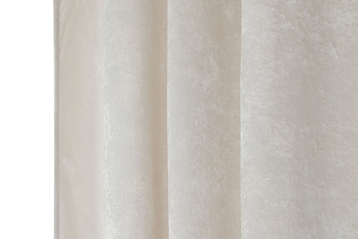 DKD Home Decor Cortina de Poliéster Crudo con 8 Anillas 140x260 cm DKD Home Decor Cortina de Poliéster Crudo con 8 Anillas 140x260 cm