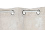 DKD Home Decor Cortina de Poliéster Crudo con 8 Anillas 140x260 cm