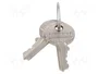 SIEMENS Interruptor rotativo con llave 22mm Plata