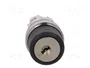 SIEMENS Interruptor rotativo con llave 22mm Plata