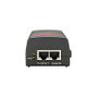 LevelOne POI-2002 Inyector PoE, Fast Ethernet 10/100 Mbit/s, 2 Puertos LAN (RJ-45), IEEE 802.3af, 52V, Negro, Certificaciones FCC, CE, RoHS