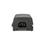 LevelOne POI-2002 Inyector PoE, Fast Ethernet 10/100 Mbit/s, 2 Puertos LAN (RJ-45), IEEE 802.3af, 52V, Negro, Certificaciones FCC, CE, RoHS