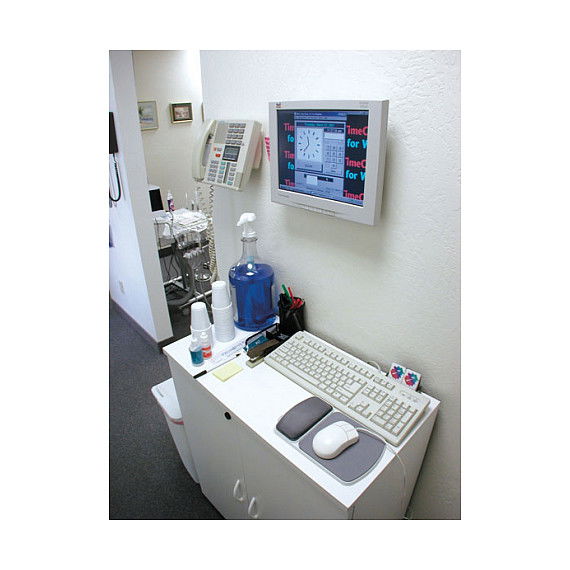 Ergotron FX30 Soporte de Pared Fijo, 13,6 kg, Pantalla hasta 27", Negro