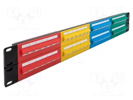DeLOCK Patchpanel 48 Puertos Cat.5e 2U 19 pulgadas