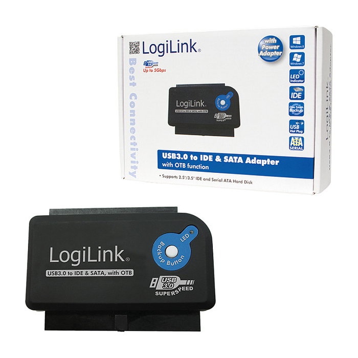 LogiLink AU0028A Adaptador USB 3.0 a IDE/SATA
