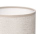 Giftdecor Lámpara Sobremesa Rayas Beige 13x19x13 cm Cerámica/Tela (Set de 12)
