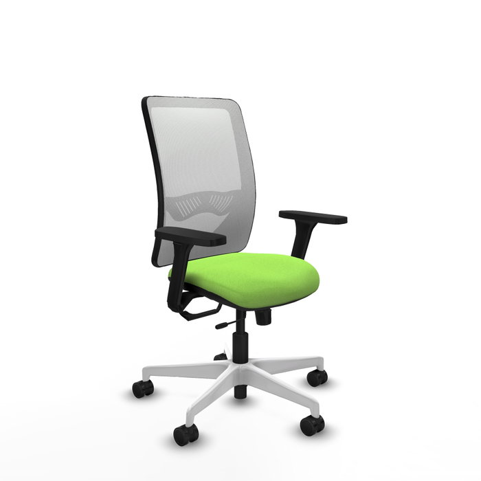 PIQUERAS Y CRESPO Silla de oficina Zulema con mecanismo Sincro/Traslack, Pistacho y Blanco PIQUERAS Y CRESPO Silla de oficina Zulema con mecanismo Sincro/Traslack, Pistacho y Blanco