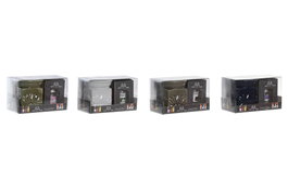 DKD Home Decor Set de 3 Quemadores de Cerámica Flor de Loto
