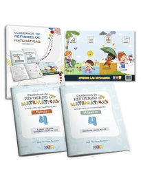 GEU Pack cuadernos de refuerzo de matemáticas, Segundo 2.1