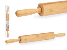 Kinvara Rodillo Amasar Bambú 45 x 5 x 5 cm (Set de 12)
