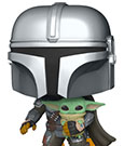 Funko Star Wars The Mandalorian POP! Mando volando con jet pack