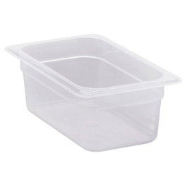 CAMBRO Recipiente GN 1/4 de 2,5 L Blanco Translúcido
