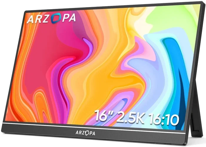 Arzopa Z1RC Monitor Portátil 16 pulg 2.5K HDR 10 USB-C Negro