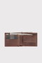 Zoozie Bags Cartera para Hombre de Piel Auténtica Marrón