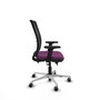 PIQUERAS Y CRESPO Silla de oficina Haches Morado y Negro