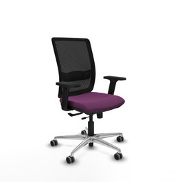 PIQUERAS Y CRESPO Silla de oficina Haches Morado y Negro
