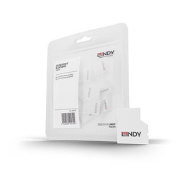 Lindy Cerradura de Puerto SD, Blanca, Pack de 10 Unidades