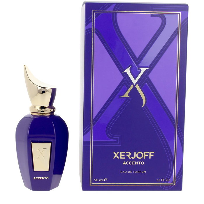Xerjoff Accento - Perfume Eau de Parfum 50 ml vaporizador - Fragancia afrutada y floral con pañuelo de seda exclusivo