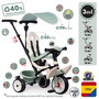 Smoby Life Baby Balade Triciclo 59x52x44 cm para Niños a Partir de 2 Años - Plástico y Metal - Noruego