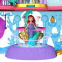 Mattel Hlw95 Disney Princess La Sirenita - Castillo de Ariel Miniatura Apilable con Muebles, Flounder y Muñeca Ariel 2 Trajes