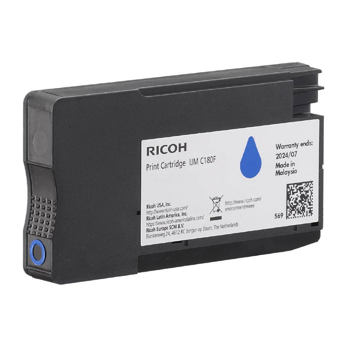 Ricoh 408518 Cartucho de Tinta Cian IJM C180F