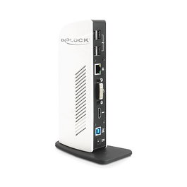 DeLOCK 87568 Replicador de puertos USB con HDMI y DVI
