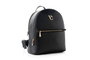 Vince Camuto Pescara - Mochila de Polipiel Negra Elegante y Funcional con Dos Bolsillos Interiores