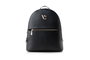 Vince Camuto Pescara - Mochila de Polipiel Negra Elegante y Funcional con Dos Bolsillos Interiores