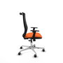 PIQUERAS Y CRESPO Silla de oficina Mardos con mecanismo Sincro, Naranja y Negro