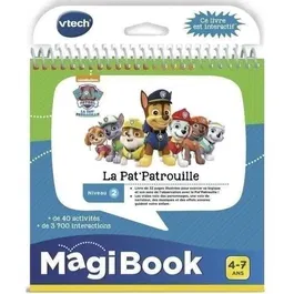 Vtech Libro Interactivo Magibook, Patrulla Canina, Nivel 2, Idioma Francés, Educativo