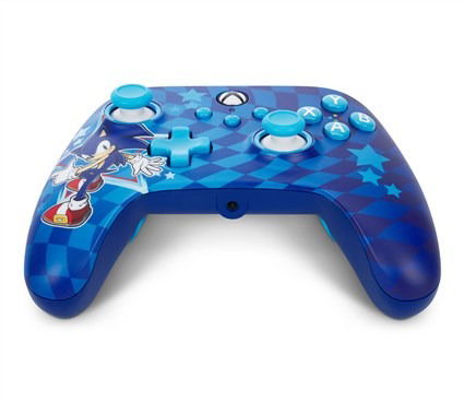 Power A Mando con Cable Advantage XBGP0229-01 para Xbox Series X|S, Sonic, Botones Programables, Cable 3m