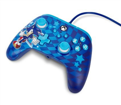 Power A Mando con Cable Advantage XBGP0229-01 para Xbox Series X|S, Sonic, Botones Programables, Cable 3m