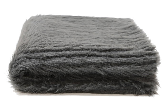 DKD Home Decor Polar 2c24 Manta para Sofá, Gris, 170 x 130 cm (2 Unidades)