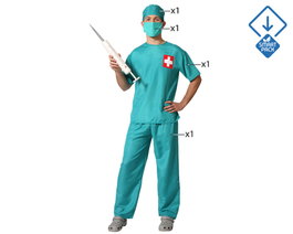 Disfraz Doctor Cirujano Hombre Adulto XS-S