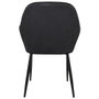 Home Deco Factory Butaca Negra Giulia