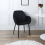 Home Deco Factory Butaca Negra Giulia