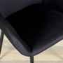Home Deco Factory Butaca Negra Giulia