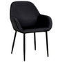 Home Deco Factory Butaca Negra Giulia
