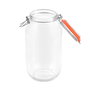 La Mediterranea Tarro Hermético Vidrio Clip 2000 ml (6 Unidades)