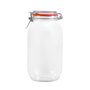 La Mediterranea Tarro Hermético Vidrio Clip 2000 ml (6 Unidades)