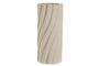 DKD Home Decor Jarrón de Porcelana Crema Waterproof 14x14x32,5 cm