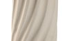 DKD Home Decor Jarrón de Porcelana Crema Waterproof 14x14x32,5 cm