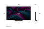 LG OLED65C56LB OLED evo AI C5 65 pulgadas 4K Ultra HD Smart TV Marrón